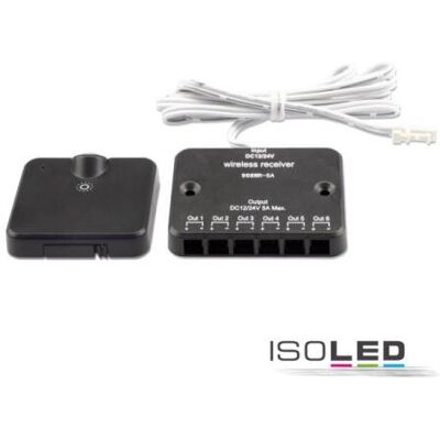 MiniAMP LED Touch Funk PWM-Dimmer mit PIR Sensor 1 Kanal 12-24V DC 5A inkl. Funktaster Steckfertig Fiai IsoLED 114597 MiniAMP LED Touch Funk PWM-Dimmer mit PIR Sensor 1 Kanal 12-24V DC 5A inkl. Funktaster Steckfertig Fiai IsoLED 114597