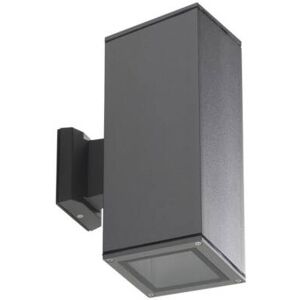 Aluminium Wandleuchte anthrazit Kanlux LART EL zweiflammig 2xE27 230V IP54