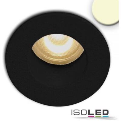 Isoled MiniAmp Schwarz 1W LED Einbauleuchte - Einbaumöbel Isoled MiniAmp Schwarz 1W LED Einbauleuchte - Einbaumöbel