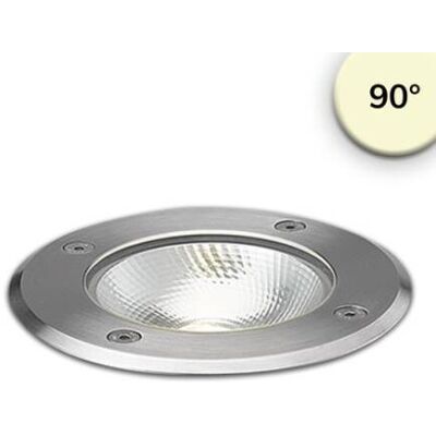 IsoLED Bodeneinbaustrahler 7W Edelstahl 90° Warmweiß - Bodenleuchte IsoLED Bodeneinbaustrahler 7W Edelstahl 90° Warmweiß - Bodenleuchte