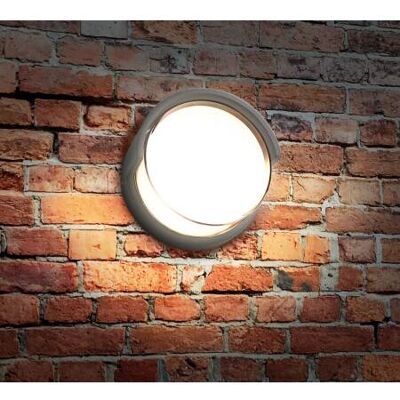 Heitronic LED Wandleuchte CIRCULA anthrazit kreisförmig mit Schirm 10W 3000K IP65 460lm HEITRONIC 501327 Heitronic LED Wandleuchte CIRCULA anthrazit kreisförmig mit Schirm 10W 3000K IP65 460lm HEITRONIC 501327