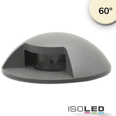 ISOLED Bodeneinbau-Spot - Schwarz - 60mm - 12-24V - IP67 - 3W - Warmweiß ISOLED Bodeneinbau-Spot - Schwarz - 60mm - 12-24V - IP67 - 3W - Warmweiß