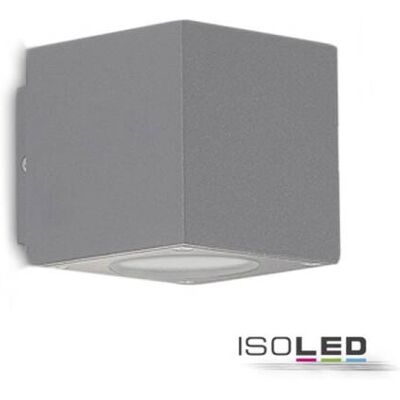 Fiai IsoLED Wandleuchte - 2x3W Cree, IP54, Silber, Warmweiß Fiai IsoLED Wandleuchte - 2x3W Cree, IP54, Silber, Warmweiß