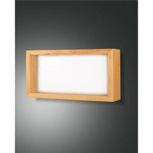 Fabas Luce LED Lichtrahmen mit Ablage WINDOW 35W 3150lm warmweiß massiv Holzrahmen -...