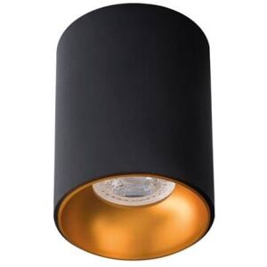 Kanlux Deckenleuchte Ø85mm x 110mm Höhe RITI für GU10 Leuchtmittel schwarz-gold