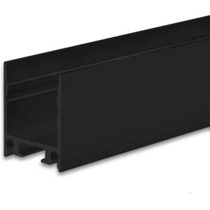 IsoLED Schwarz RAL 9005 LED Profil 200cm - Aufputz IsoLED Schwarz RAL 9005 LED Profil 200cm - Aufputz