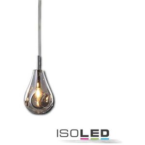ISOLED Verstellbare Pendelleuchte - Schwarz Glas E14 50-300cm ISOLED Verstellbare Pendelleuchte - Schwarz Glas E14 50-300cm