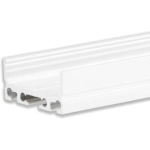 IsoLED SURF24 FLAT V1 Weiß Aluminium LED-Profil - 200cm IsoLED SURF24 FLAT V1 Weiß Aluminium LED-Profil - 200cm