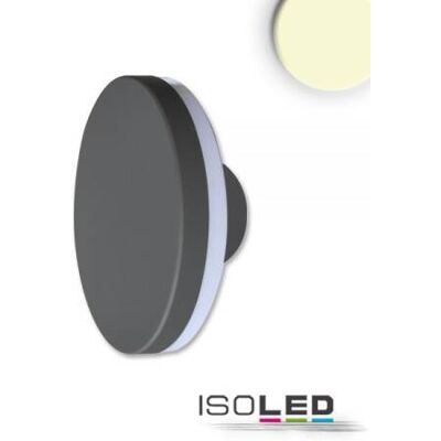 IsoLED LED Wandleuchte - IP54 12W warmweiß Aluminium IsoLED LED Wandleuchte - IP54 12W warmweiß Aluminium