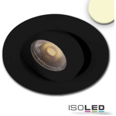 ISOLED MiniAMP Schwarze 3W Dimmbar Einbau-LED-Leuchte ISOLED MiniAMP Schwarze 3W Dimmbar Einbau-LED-Leuchte