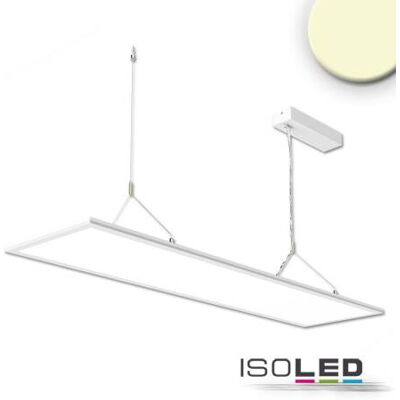 IsoLED Büro Pendelleuchte - Up+Down 20+20W, 30x120cm, Weiß IsoLED Büro Pendelleuchte - Up+Down 20+20W, 30x120cm, Weiß