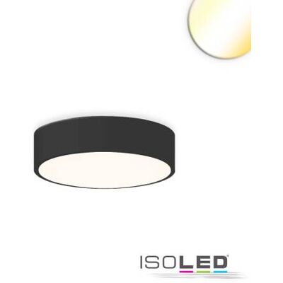 ISOLED DN400 LED Deckenleuchte - Schwarz, 3 Farbtemperaturen, 40cm, Dimmbar ISOLED DN400 LED Deckenleuchte - Schwarz, 3 Farbtemperaturen, 40cm, Dimmbar