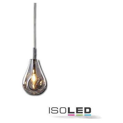 ISOLED Verstellbare Pendelleuchte - Schwarz Glas E14 50-300cm ISOLED Verstellbare Pendelleuchte - Schwarz Glas E14 50-300cm