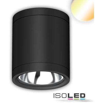 ISOLED Schwarzes LED Deckenleuchte mit ColorSwitch - 10W, IP65, Dimmerbar ISOLED Schwarzes LED Deckenleuchte mit ColorSwitch - 10W, IP65, Dimmerbar