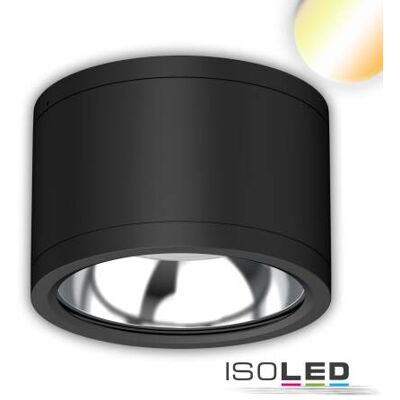 ISOLED Schwarze LED Deckenleuchte - 25W, ColorSwitch, Dimmbar, IP65 ISOLED Schwarze LED Deckenleuchte - 25W, ColorSwitch, Dimmbar, IP65