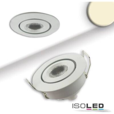 ISOLED MiniAMP Weiß Dimmbar 3W Einbauleuchte - Deckenlicht ISOLED MiniAMP Weiß Dimmbar 3W Einbauleuchte - Deckenlicht