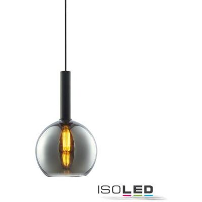 ISOLED Pendelleuchte - Rauchglas, 25cm, 50-300cm, E27 - Hängeleuchte ISOLED Pendelleuchte - Rauchglas, 25cm, 50-300cm, E27 - Hängeleuchte