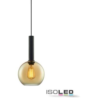 ISOLED Pendelleuchte Bernstein Glas - 20cm, 50-300cm, E27 ISOLED Pendelleuchte Bernstein Glas - 20cm, 50-300cm, E27