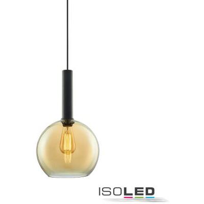 ISOLED Pendelleuchte Bernstein Glas - 25cm, 50-300cm, E27 ISOLED Pendelleuchte Bernstein Glas - 25cm, 50-300cm, E27