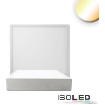 ISOLED Weiß PRO Quadratische Deckenleuchte - Dimmbar, 8W, 120mm ISOLED Weiß PRO Quadratische Deckenleuchte - Dimmbar, 8W, 120mm
