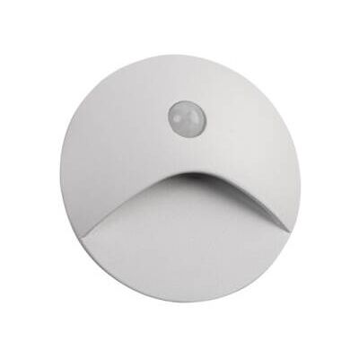Kanlux EXIN LED Treppenleuchte Weiß rund mit Bewegungsmelder 2,5W 50lm Warmweiß 3000K IP65 Kanlux 39123 Kanlux EXIN LED Treppenleuchte Weiß rund mit Bewegungsmelder 2,5W 50lm Warmweiß 3000K IP65 Kanlux 39123