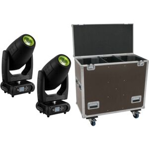 EuroLite Set 2x DMH-300 LED Moving Head Hyb./ Flightcase