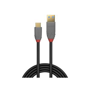 Lindy 36912 USB-Kabel, 1.5m, Anthra Line, USB C 3.1, USB A 3.1