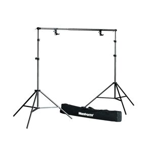 Manfrotto 1314B Hintergrund Kit, Alu, schwarz