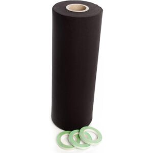 Admiral Staging Admiral Rollmolton Skirting, schwarz, 160g/m², B: 0.6m