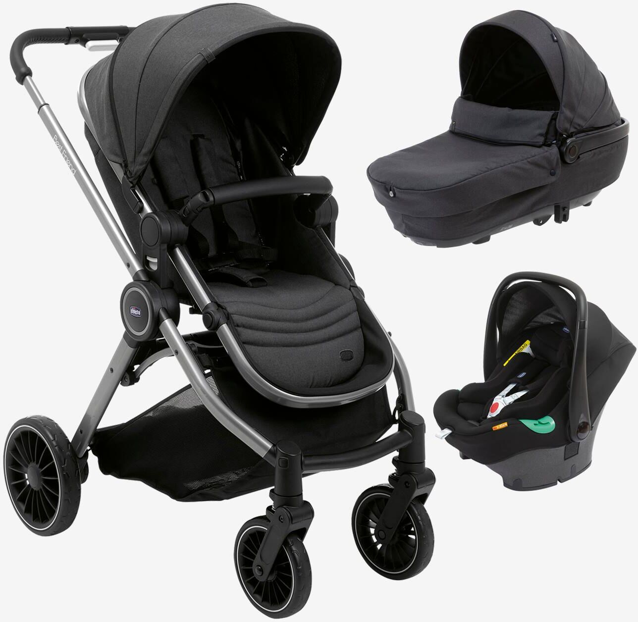 Chicco Kombi-Kinderwagen ,,Trio Best Friend/Comfort i-Size" CHICCO® schwarz pirate black