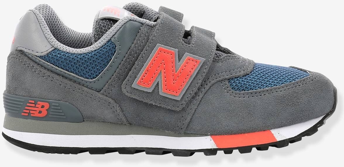 Balance Baby Jungen Klett-Sneakers „574" NEW BALANCE® grau Gr. 21