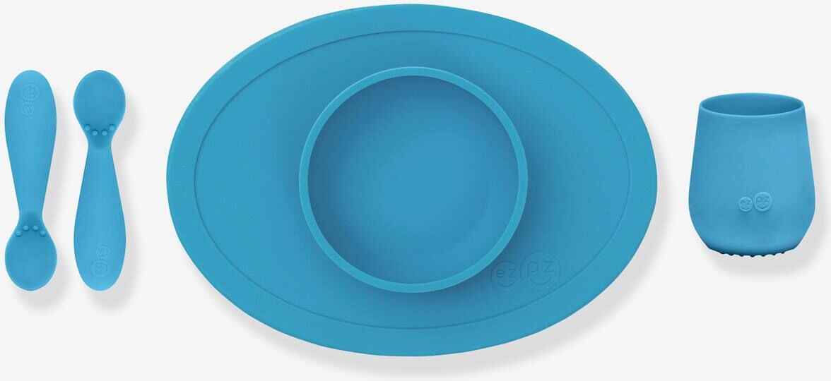 Ezpz 4-teiliges Esslernset „First Food“ EZPZ™ blau Ezpz 4-teiliges Esslernset „First Food“ EZPZ™ blau