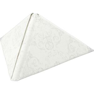 Serviette Dunilin Opulent White 40x40 cm 1/4 Falz 45 Stück