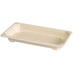 Duni Bagasse Sushi Tray braun, slim short 175 ml