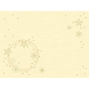 Tischset Dunicel Star Shine cream 30x40 cm 500 Stück