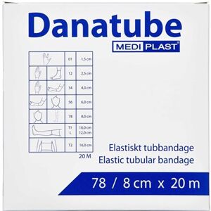 224587 Danatube rørbandage 8cm x 20m Medicinsk udstyr 1 stk