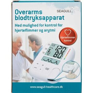 Seagull Overarmsblodtryksapparat med hjerteflimmer kontrol 1 stk - Blodtryksmåler - Pulsmåler