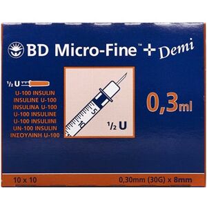 Micro-Fine+ 30enh 8mm Medicinsk udstyr 100 stk BD