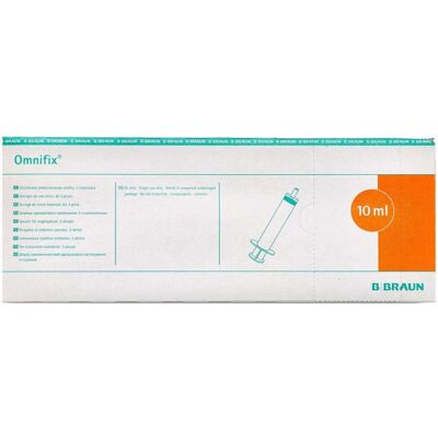 B.Braun Omnifix Luer 10 ml Steril Sprøjte - Medicinsk Udstyr B.Braun Omnifix Luer 10 ml Steril Sprøjte - Medicinsk Udstyr