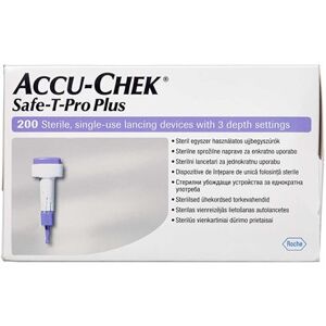 Accu-Chek Safe-T-Pro Lancetter Medicinsk udstyr 200 stk - Blodsukkermåler