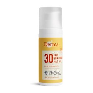 Derma Solcreme - Derma Sun Ansigtssolcreme SPF 30 - Hudpleje