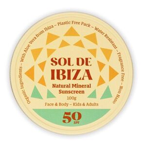 Sol de Ibiza SPF50 Face & Body dåse 100 g - Hudpleje