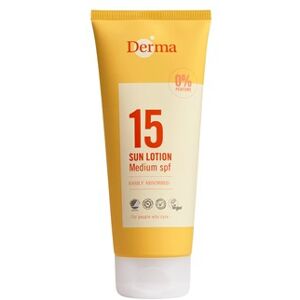 Derma solcreme - Derma Sun Sollotion SPF 15 - Hudpleje