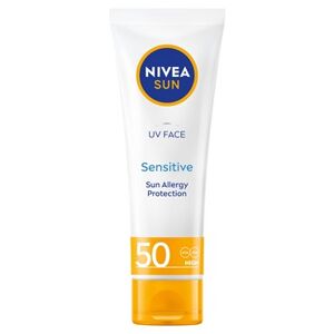 NIVEA Face Cream UV Sensitive SPF50 50 ml - Hudpleje