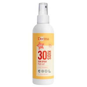 Derma Solspray SPF 30 - Solbeskyttelse til børn Derma Solspray SPF 30 - Solbeskyttelse til børn