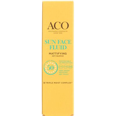 Aco Sun Face Ultra Light SPF 50 - Solcreme til normal/kombineret hud Aco Sun Face Ultra Light SPF 50 - Solcreme til normal/kombineret hud