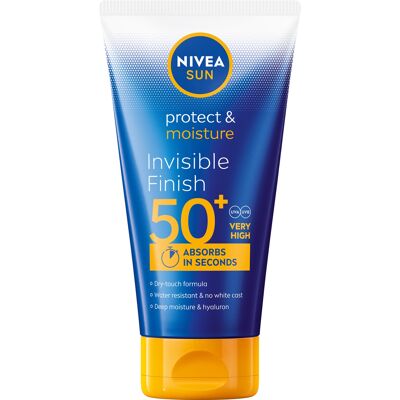 Nivea Sun SPF 50+ Usynlig Finish Solcreme Nivea Sun SPF 50+ Usynlig Finish Solcreme