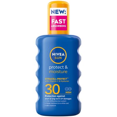 NIVEA Beskyttelse & Fugtighed Spray SPF 30 NIVEA Beskyttelse & Fugtighed Spray SPF 30