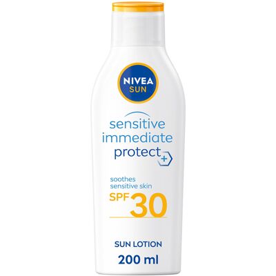 NIVEA SUN Sensitive SPF30 - Solcreme Umiddelbar Beskyttelse NIVEA SUN Sensitive SPF30 - Solcreme Umiddelbar Beskyttelse