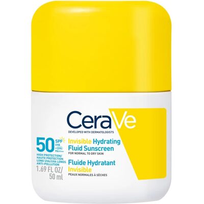 CeraVe Invisible Hydrating Fluid Sunscreen SPF 50 50 ml CeraVe Invisible Hydrating Fluid Sunscreen SPF 50 50 ml